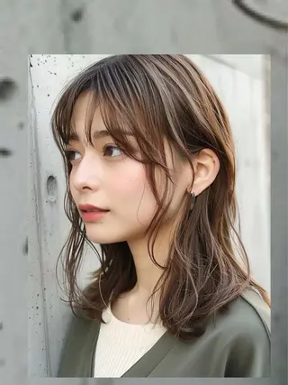 カラー レイヤー/韓国風 /髪質改善　中野拓侍のヘアスタイル