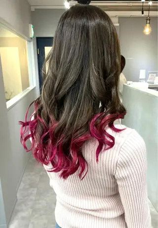 セミロング 美髪矯正・レイヤー 倉友哉のヘアスタイル