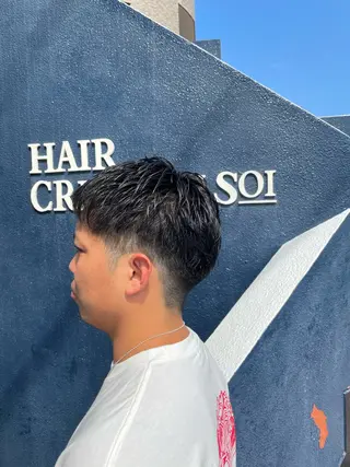 ショート メンズ 西岡 勇人のヘアスタイル