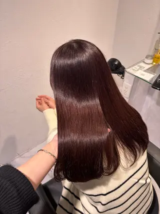 ロング カラー 表参道♡暗髪♡ 艶カラー♡アユミのヘアスタイル