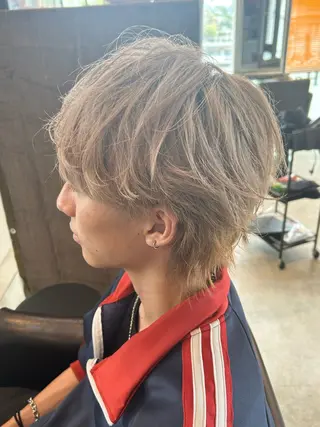 ミディアム メンズ ヤマダ タケトのヘアスタイル