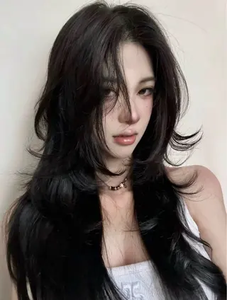 ロング カラー miuru/韓国ヘア /レイヤーカットのヘアスタイル