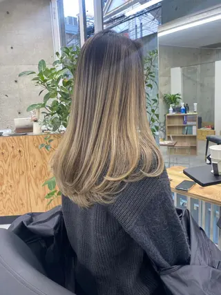 ロング カラー welring hair salonのヘアスタイル