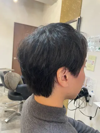 ショート メンズ 新宿/ハイトーン カラー/AKI🍎のヘアスタイル