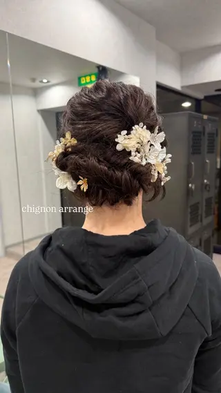 ヘアアレンジ ミウラナツサ /レイヤーカットのヘアスタイル