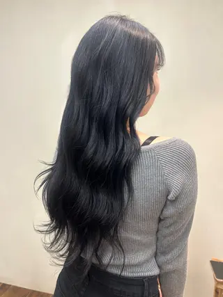 ロング カラー 大阪デザインカラー/ カットモデル募集のヘアスタイル