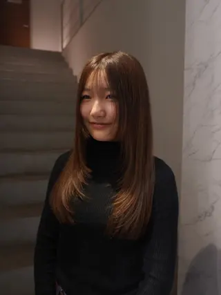 ロング ミユ/ショート/ カットモデル/名東区のヘアスタイル