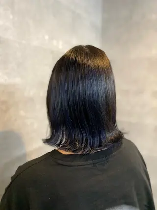 ミディアム _WHITE 高槻店 平野湧人　/髪質改善のヘアスタイル