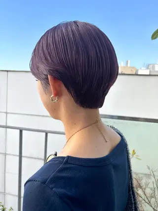 ショート カラー ヘアアレンジ 押切 響　のヘアスタイル