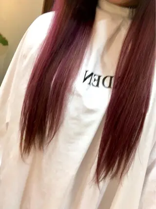 ロング 末石 智のヘアスタイル