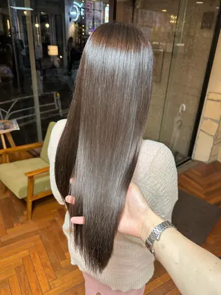 ロング カラー 矢野 晃平のヘアスタイル