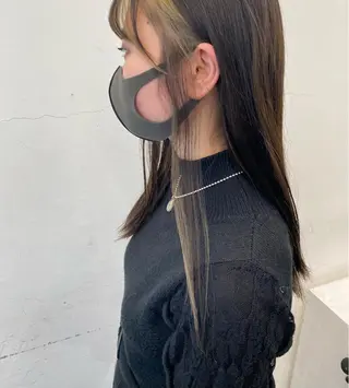 セミロング カラー パーマ ヘアアレンジ メンズ ブリーチ　ハイトーン 特化🌈フジタハルキのヘアスタイル