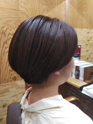 ショート カラー 深夜&早朝の髪質改善 とヘッドスパ／髙橋のヘアスタイル