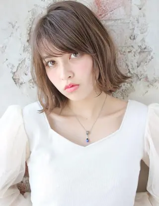 ミディアム 💫Silk-lei 大久保晴稀💫のヘアスタイル