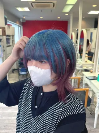 ショート 絶対綺麗な暖色カラー 🎯あります✨増渕✨のヘアスタイル