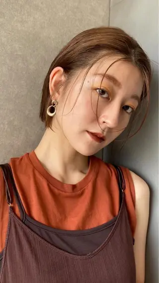 ショート カラー ヘアアレンジ Bianca 代表 硲 貴亮【東武練馬】のヘアスタイル