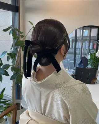 ロング ヘアアレンジ 前川 瑞希のヘアスタイル