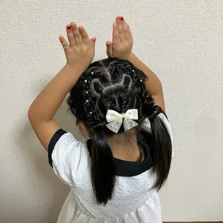 キッズ 飛彈 優風のヘアスタイル