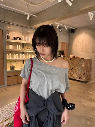 ショート rina/岐阜/可児 透明感カラーのヘアスタイル