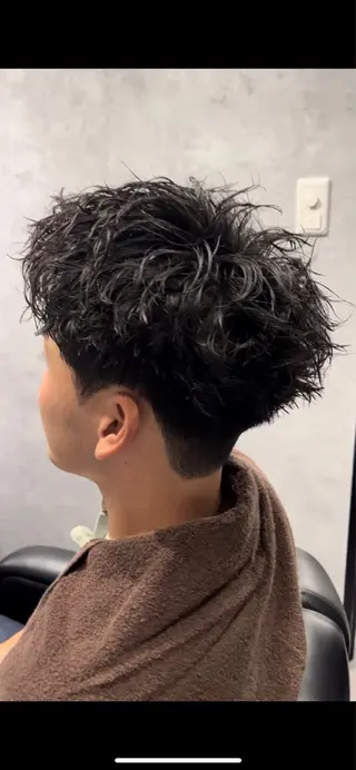 ショート パーマ 🎉黒岩 蓮🎉のヘアスタイル