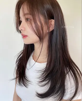 ロング 【表参道】Ruri デジタルパーマのヘアスタイル
