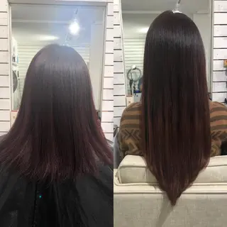 ロング カラー 🧡艶髪ちゅるん髪 🫧🧡YUKI❄️のヘアスタイル