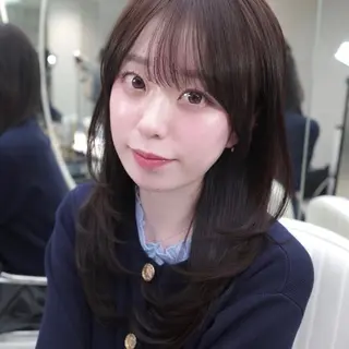 セミロング カラー Nao/ 大宮/レイヤーカットのヘアスタイル