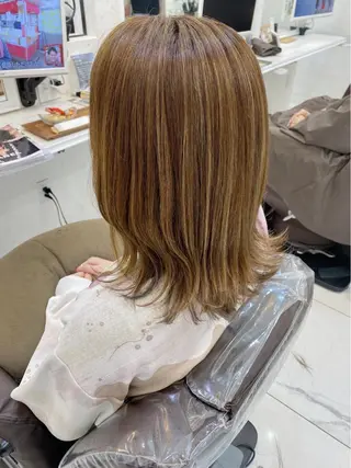 ミディアム カラー shanti 渡辺新也✂️のヘアスタイル