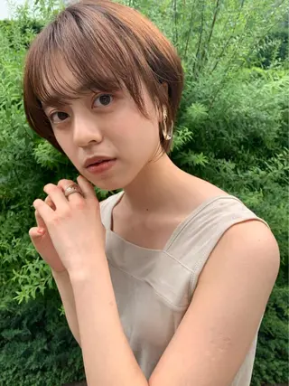ショート カラー 坂口 功一郎のヘアスタイル