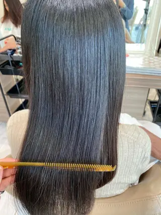 セミロング パーマ 清野 大のヘアスタイル