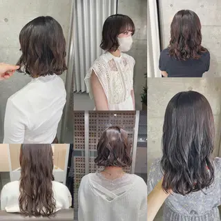パーマ ボブパーマコテ巻き風 パーマNo1深江秀平のヘアスタイル