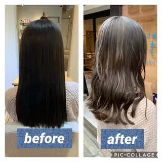 ロング カラー ☆髪質改善特化☆ newi梅田　コウキのヘアスタイル