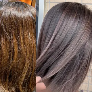 カラー 坂野 結子のヘアスタイル