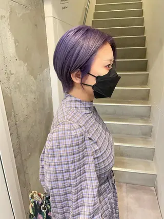 ショート カラー 久保田 千尋のヘアスタイル