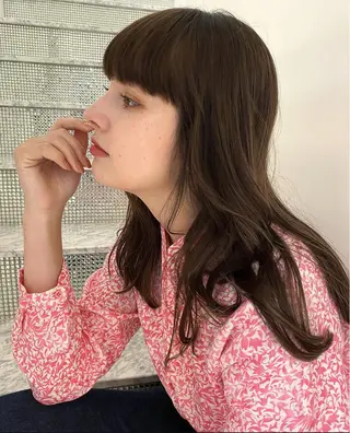 カラー 透明感カラー/ 鶴田 爽一郎のヘアスタイル