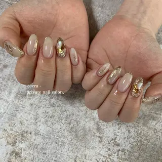 ネイル AERA nail shino🐱⸝꙳のネイルデザイン
