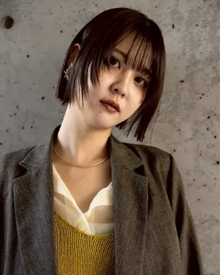 ミディアム 宇野愛華∕ パーマスタイルのヘアスタイル