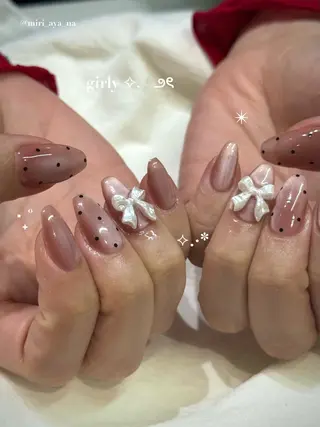 ネイル 新宿代々木/ちゅるん キレイめ/miriのネイルデザイン