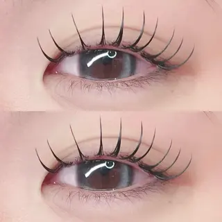 マツエク・マツパ 心斎橋束感マツエク 🖤Kisaのマツエク・マツパデザイン