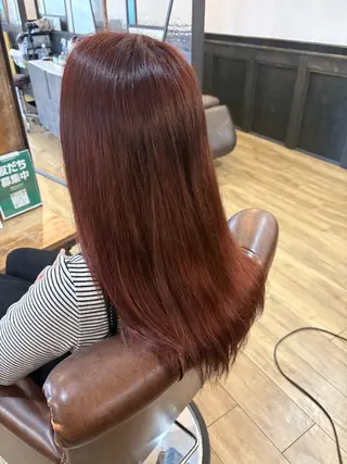 セミロング カラー 加藤 幸香のヘアスタイル