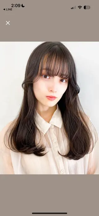 ミディアム センター南　髪質改善 大引　優のヘアスタイル