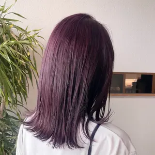 ミディアム 豊田 岬己のヘアスタイル