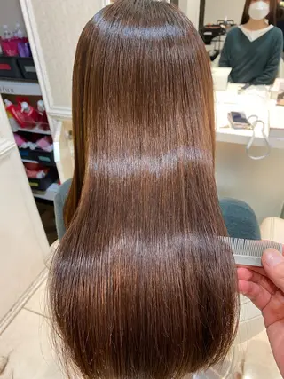 ロング 🌈髪質改善/縮毛矯 正特化🌈鈴木一寿のヘアスタイル
