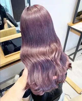 ロング パーマ カラー メンズ ヘアアレンジ キッズ マツエク・マツパ ネイル アイブロウ ブリーチ🌈金崎 江坂駅横すぐのヘアスタイル