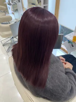 ロング カラー 中山 愛美莉のヘアスタイル