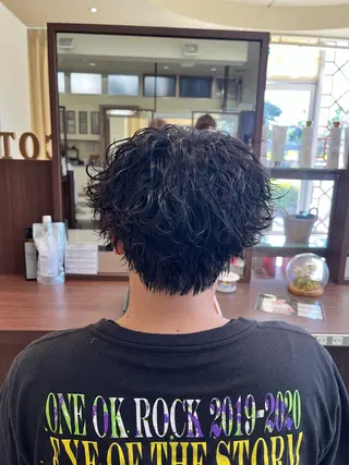 ショート パーマ メンズ 🧊メンズ特化🧊 高木航希のヘアスタイル