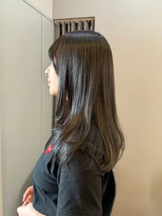 ミディアム や ぎ /似合わせ カラー/神戸美容室のヘアスタイル