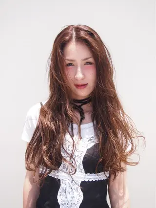 ロング カラーモデル募集中 美容室ハピスのヘアスタイル