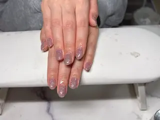 ネイル Chiara 長さだしのネイルデザイン