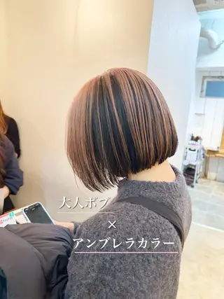 ショート カラー 👑銀座ショート/ 絶壁補正/金子涼👑のヘアスタイル